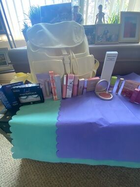 Huge make up bundle for gift,travel or to try out! Yellow bag included